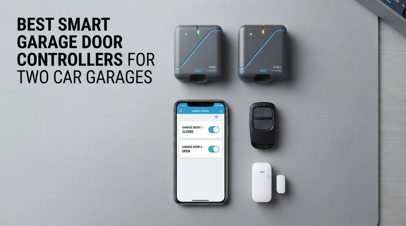best smart garage door controllers for two car garages
