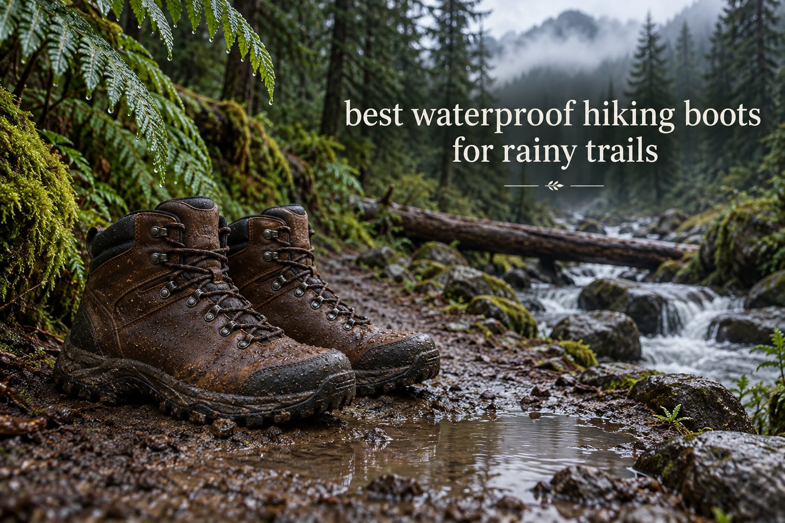 best waterproof hiking boots for rainy trails