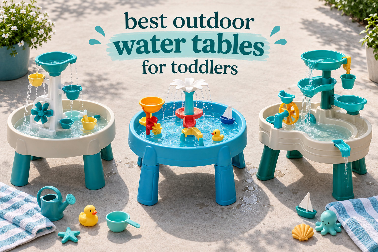best outdoor water tables for toddlers