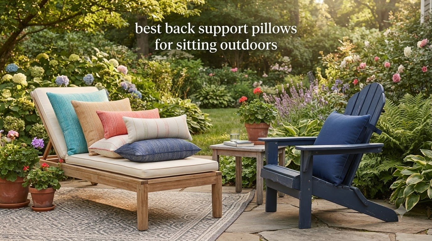 best back support pillows for sitting outdoors