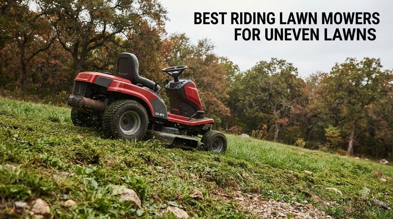 best riding lawn mowers for uneven lawns