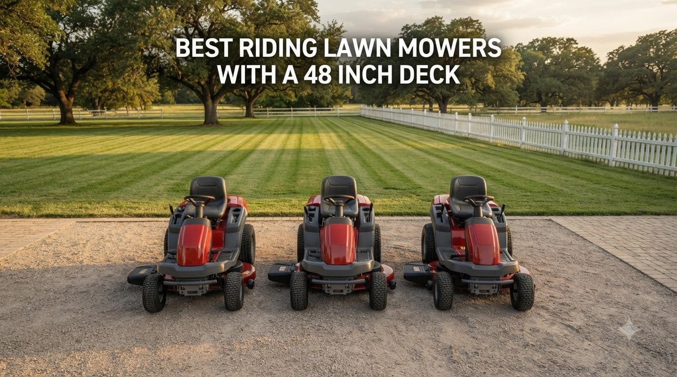best riding lawn mowers with a 48 inch deck