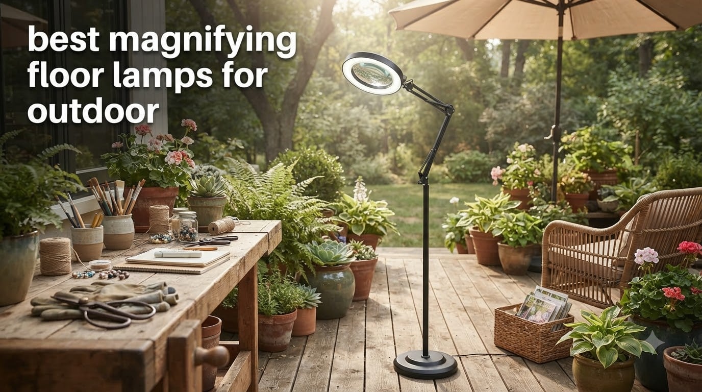 best magnifying floor lamps for outdoor