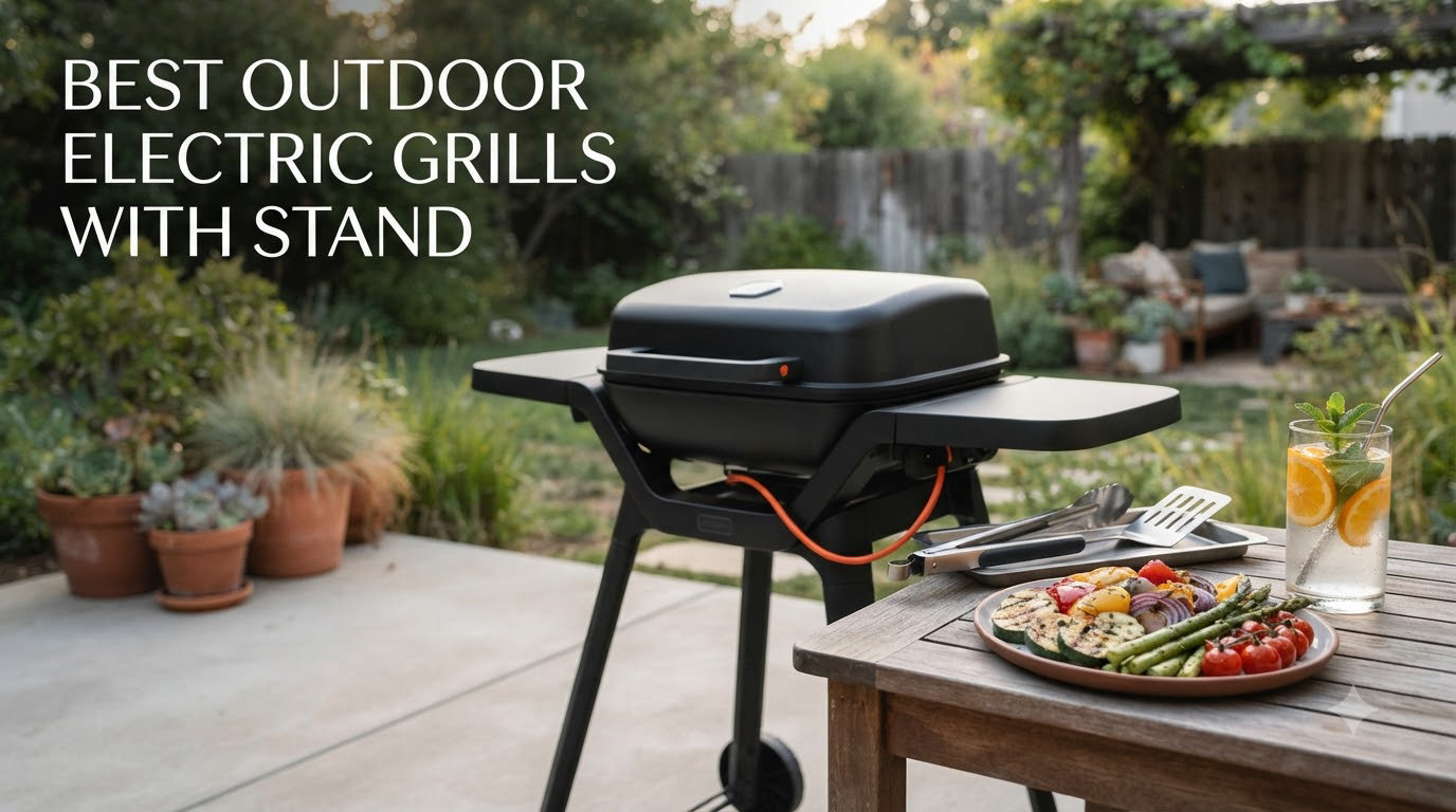 best outdoor electric grills with stand
