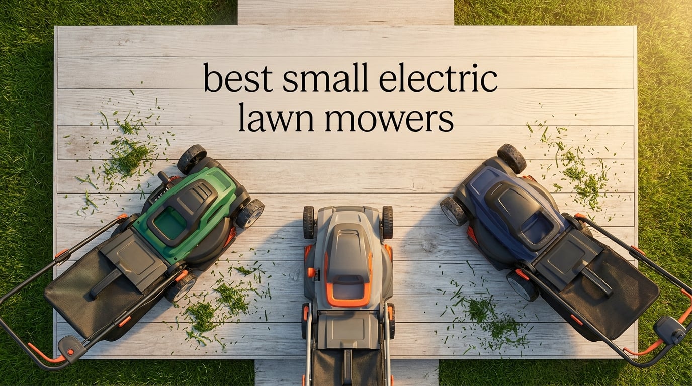 best small electric lawn mowers