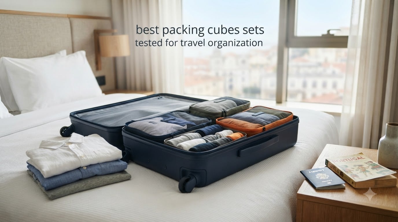 best packing cubes sets tested for travel organization