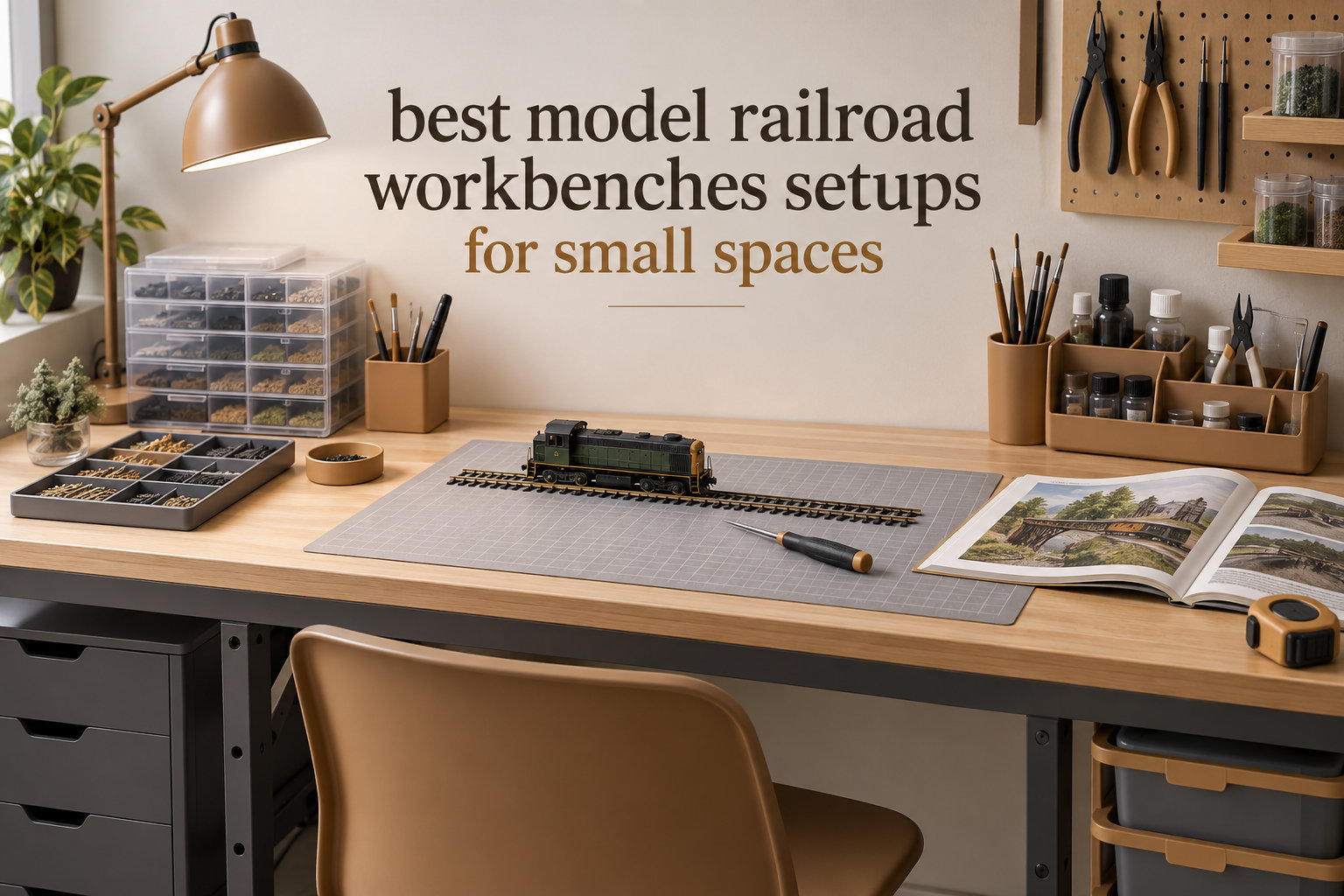 best model railroad workbenches setups for small spaces