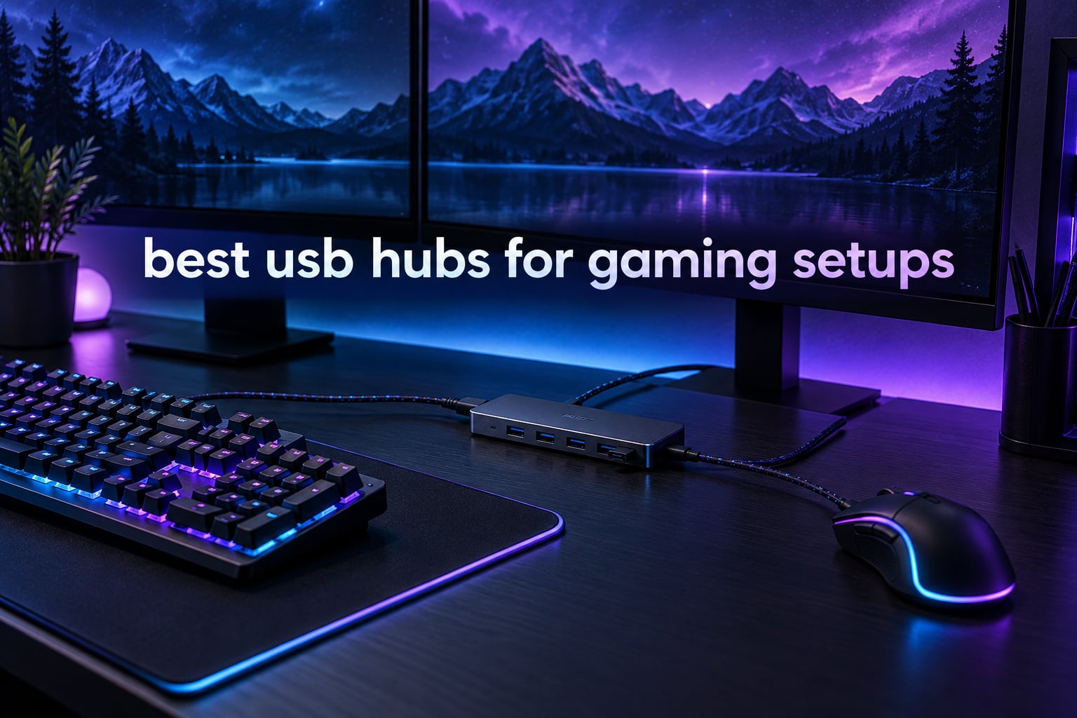 best usb hubs for gaming setups