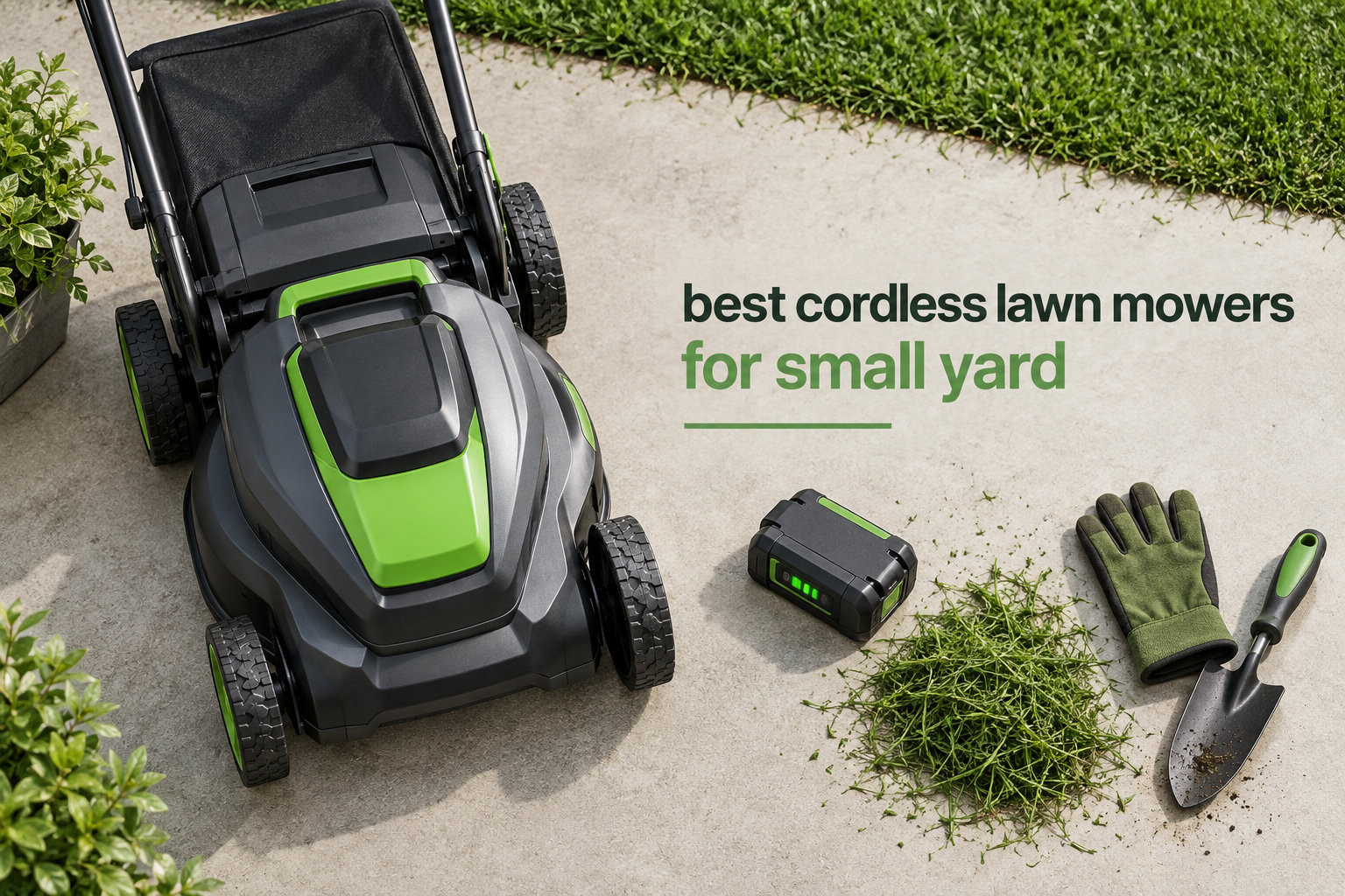 best cordless lawn mowers for small yard