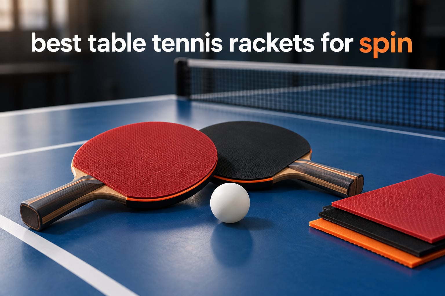best table tennis rackets for spin