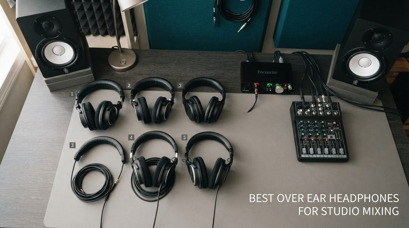 best over ear headphones for studio mixing