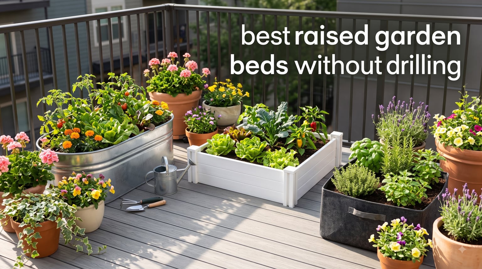 best raised garden beds without drilling