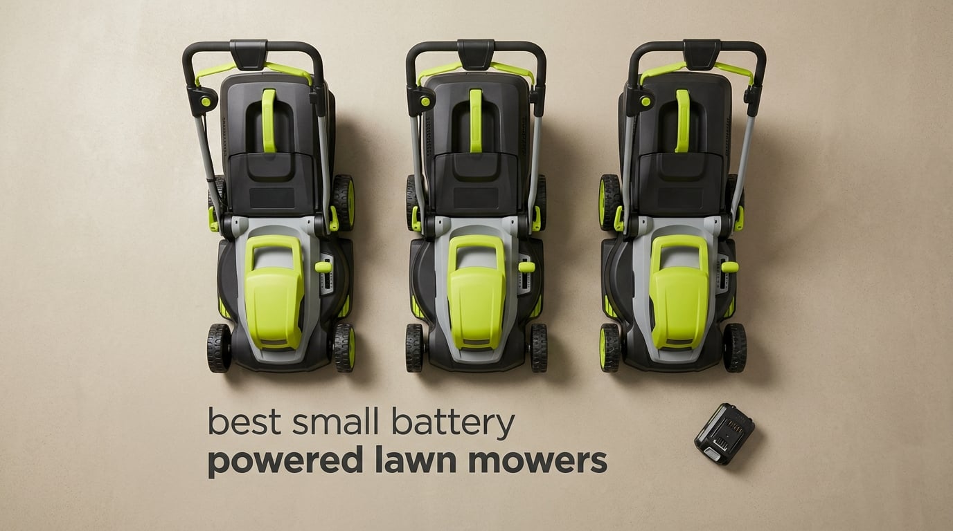 best small battery powered lawn mowers