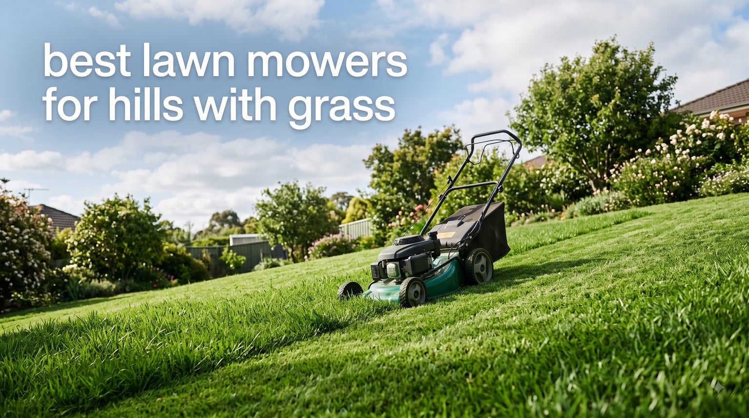 best lawn mowers for hills with grass