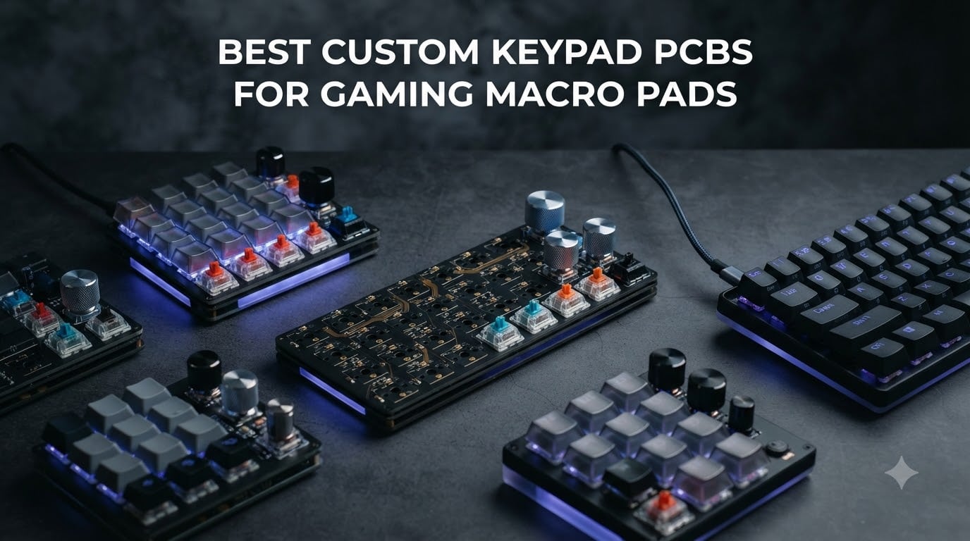 best custom keypad pcbs for gaming macro pads