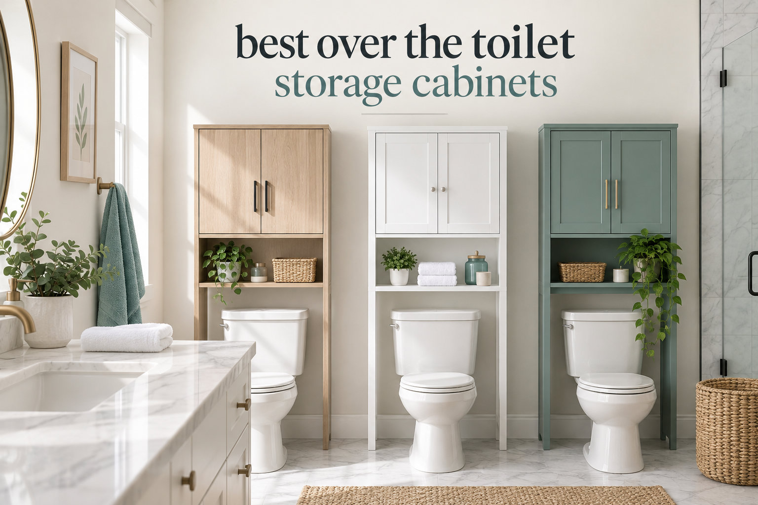 best over the toilet storage cabinets