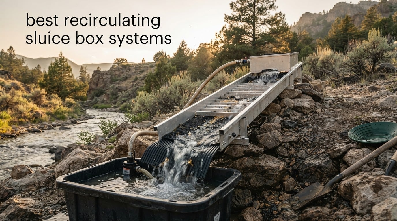 best recirculating sluice box systems