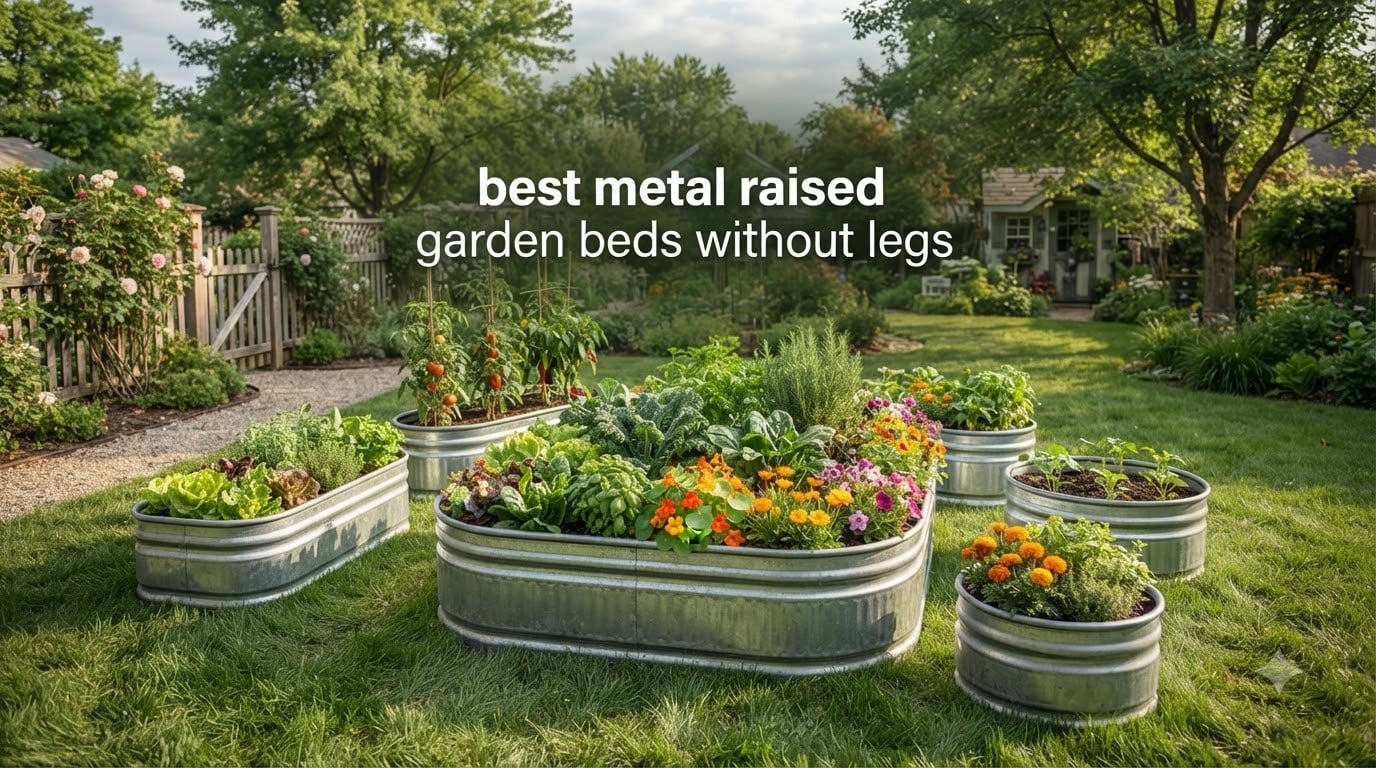 best metal raised garden beds without legs