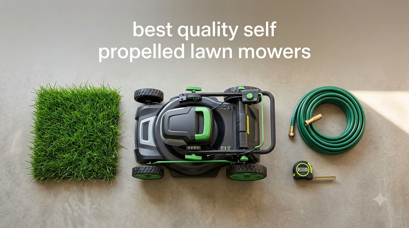 best quality self propelled lawn mowers