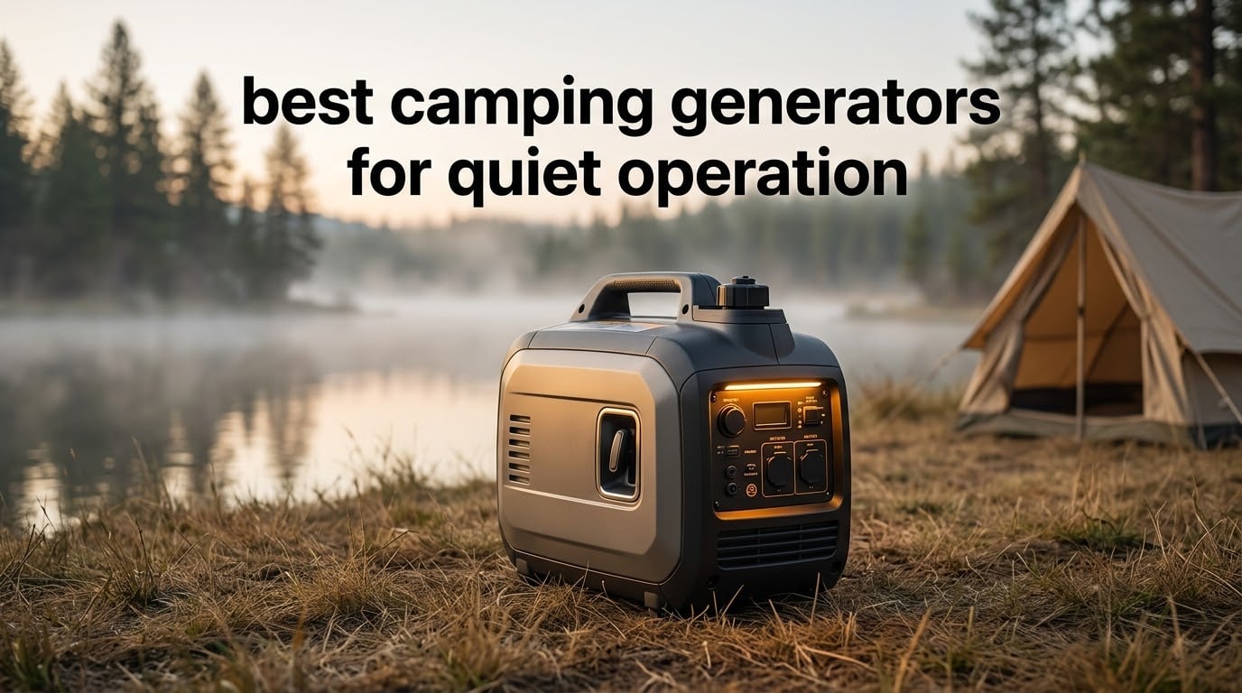 best camping generators for quiet operation