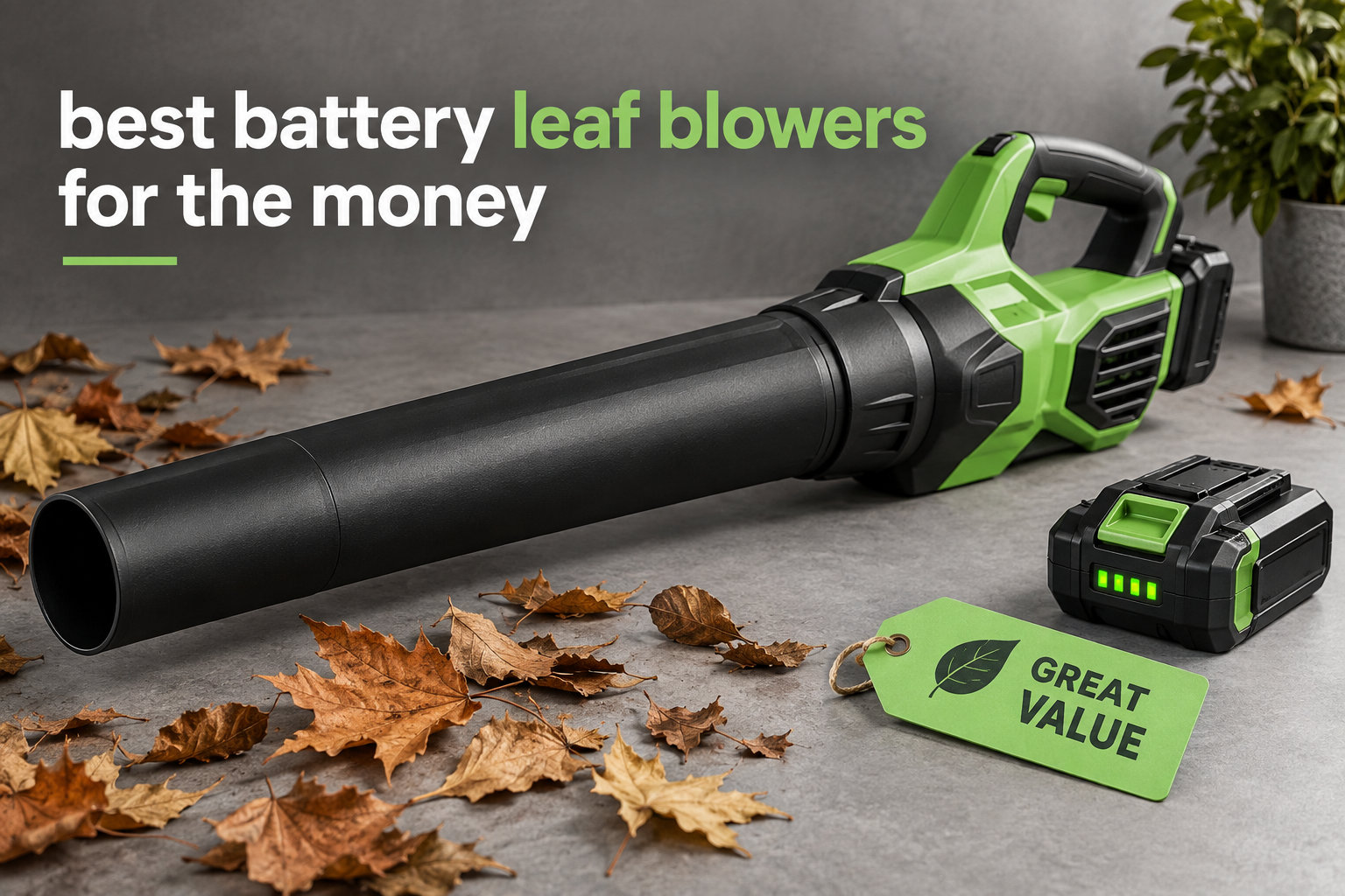 best battery leaf blowers for the money