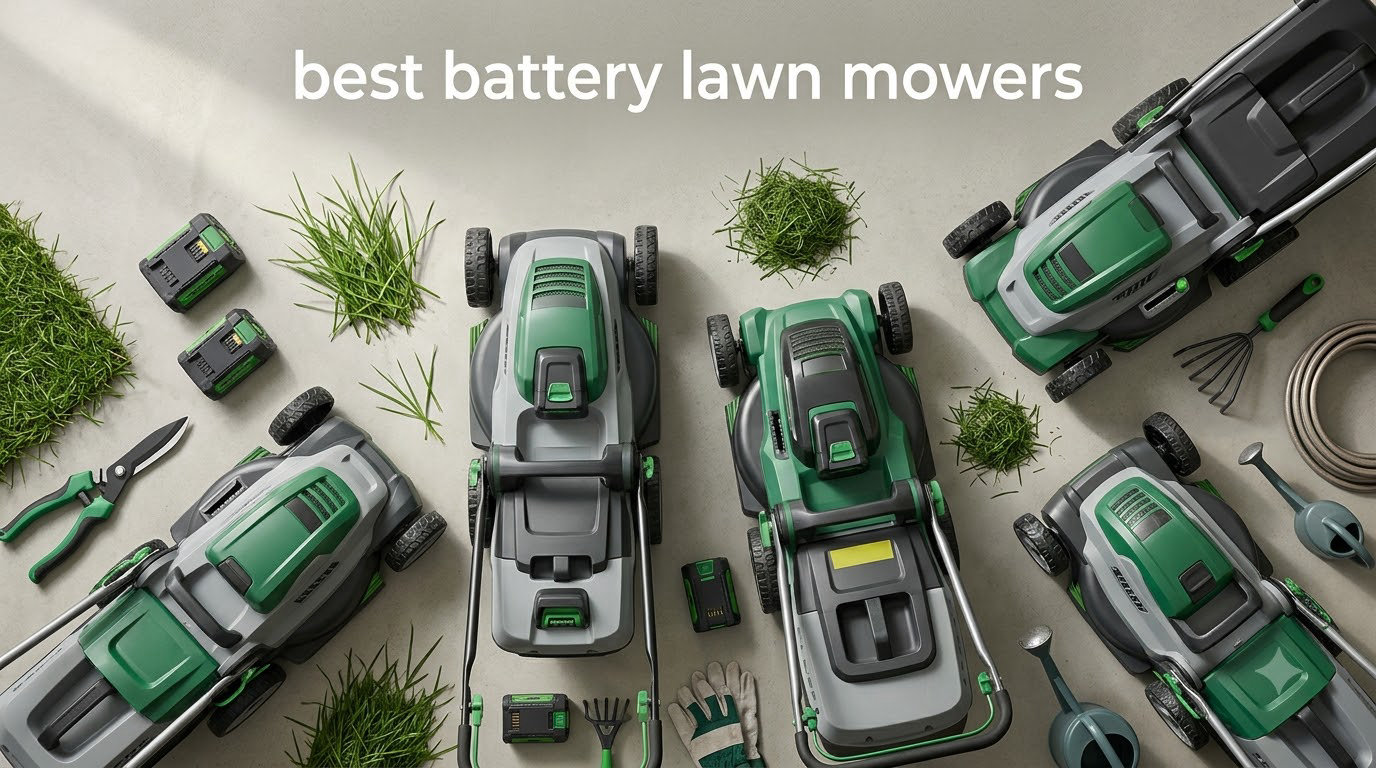 best battery lawn mowers