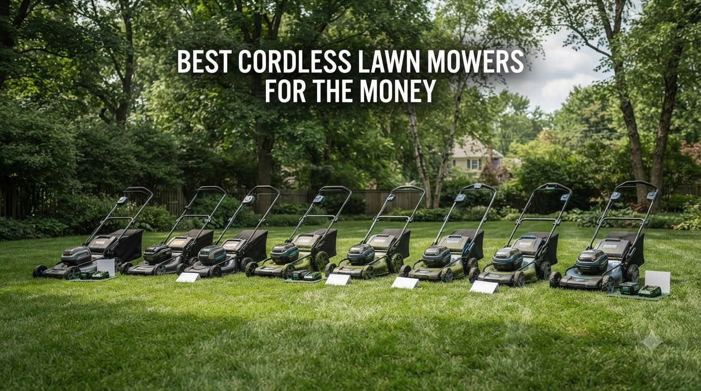best cordless lawn mowers for the money
