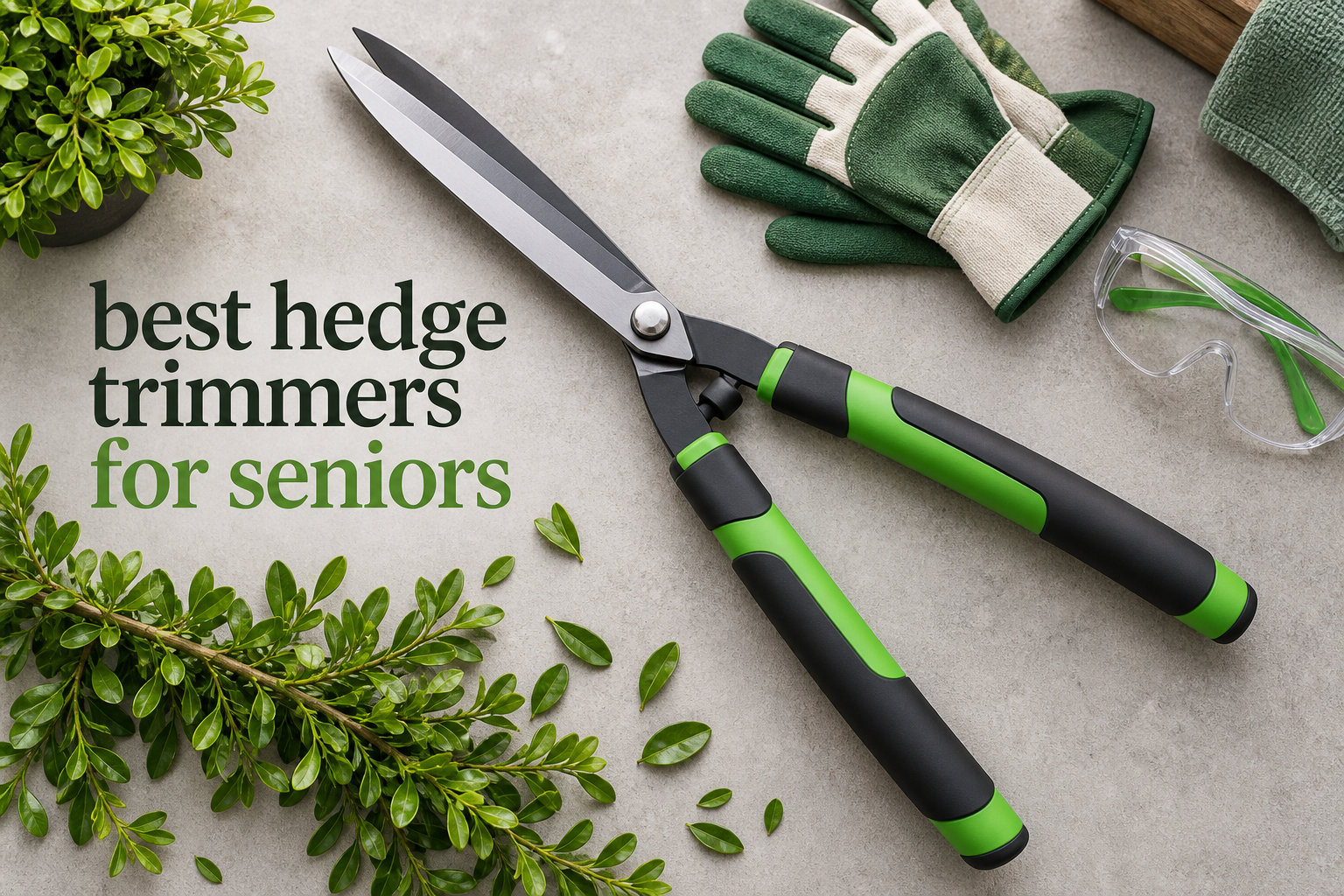 best hedge trimmers for seniors