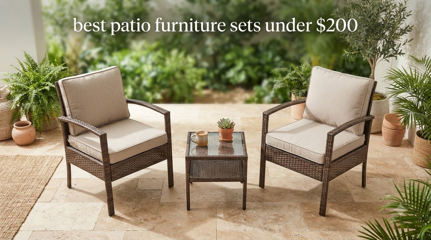 best patio furniture sets under $200