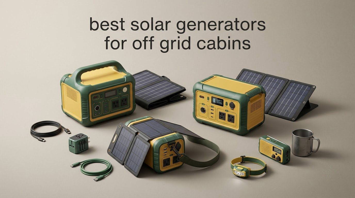 best solar generators for off grid cabins