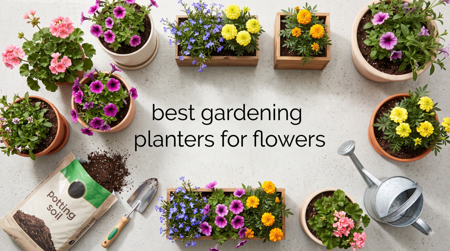 best gardening planters for flowers