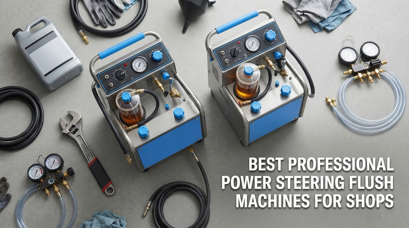 best professional power steering flush machines for shops