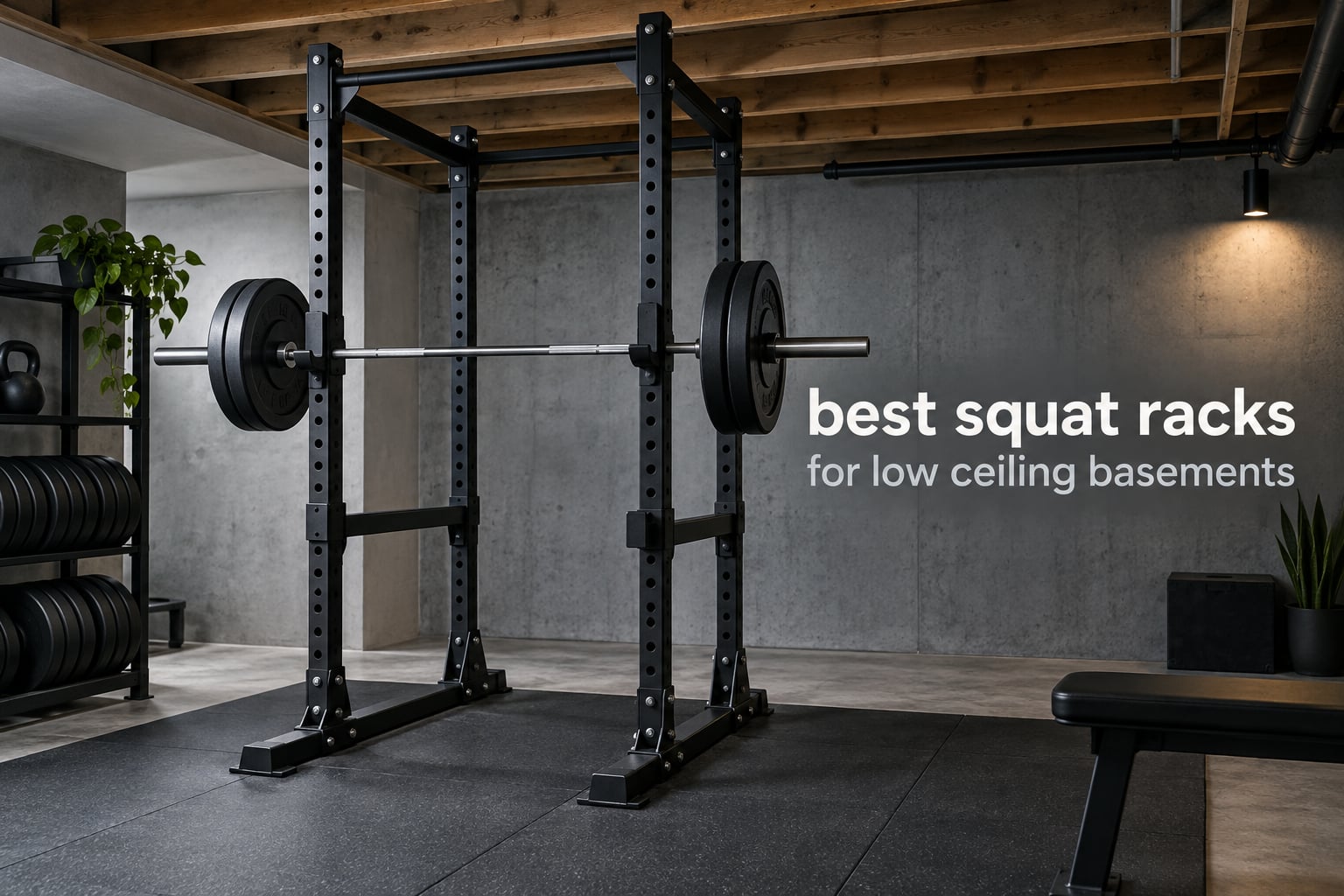 best squat racks for low ceiling basements