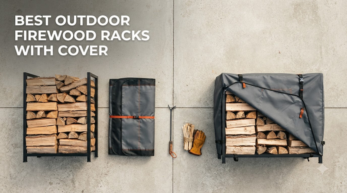 best outdoor firewood racks with cover