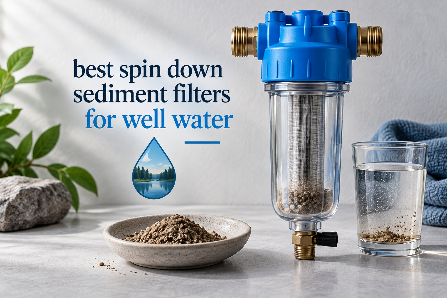 best spin down sediment filters for well water