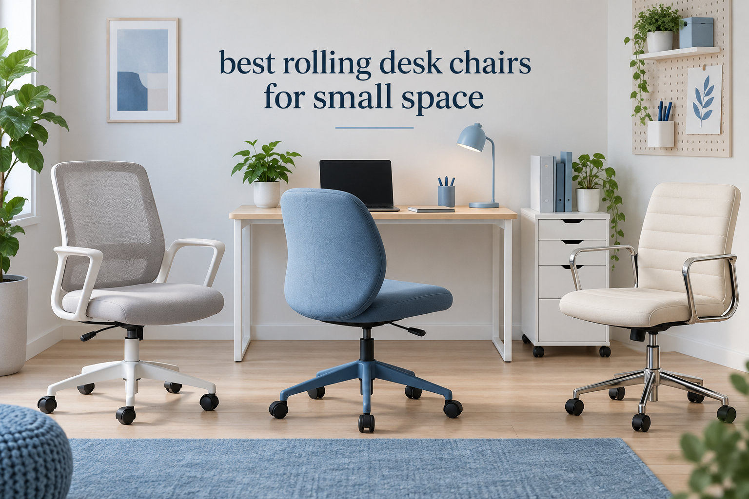 best rolling desk chairs for small space