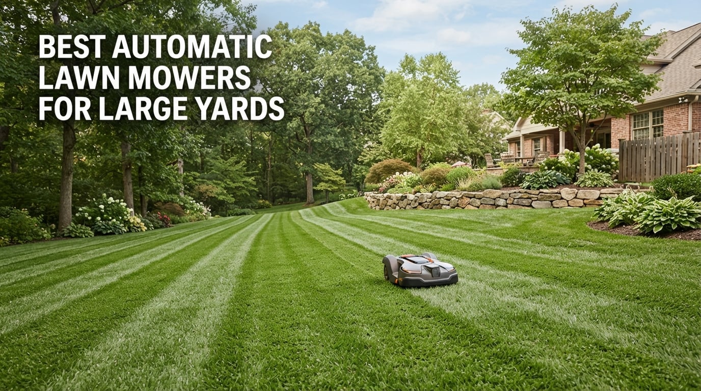 best automatic lawn mowers for large yards