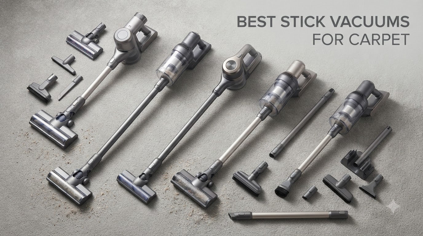best stick vacuums for carpet