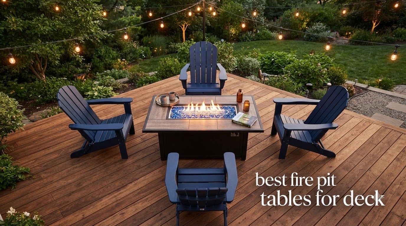 best fire pit tables for deck