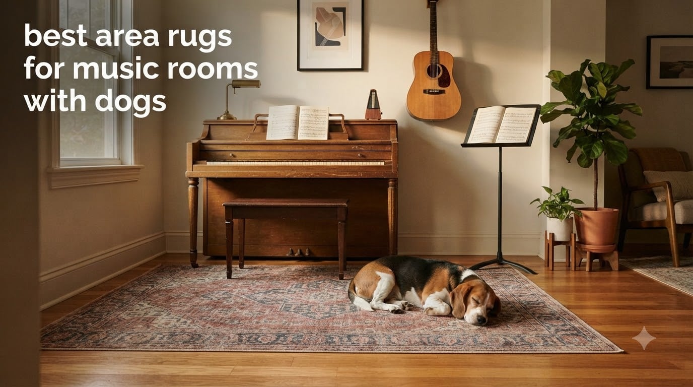 best area rugs for music rooms with dogs