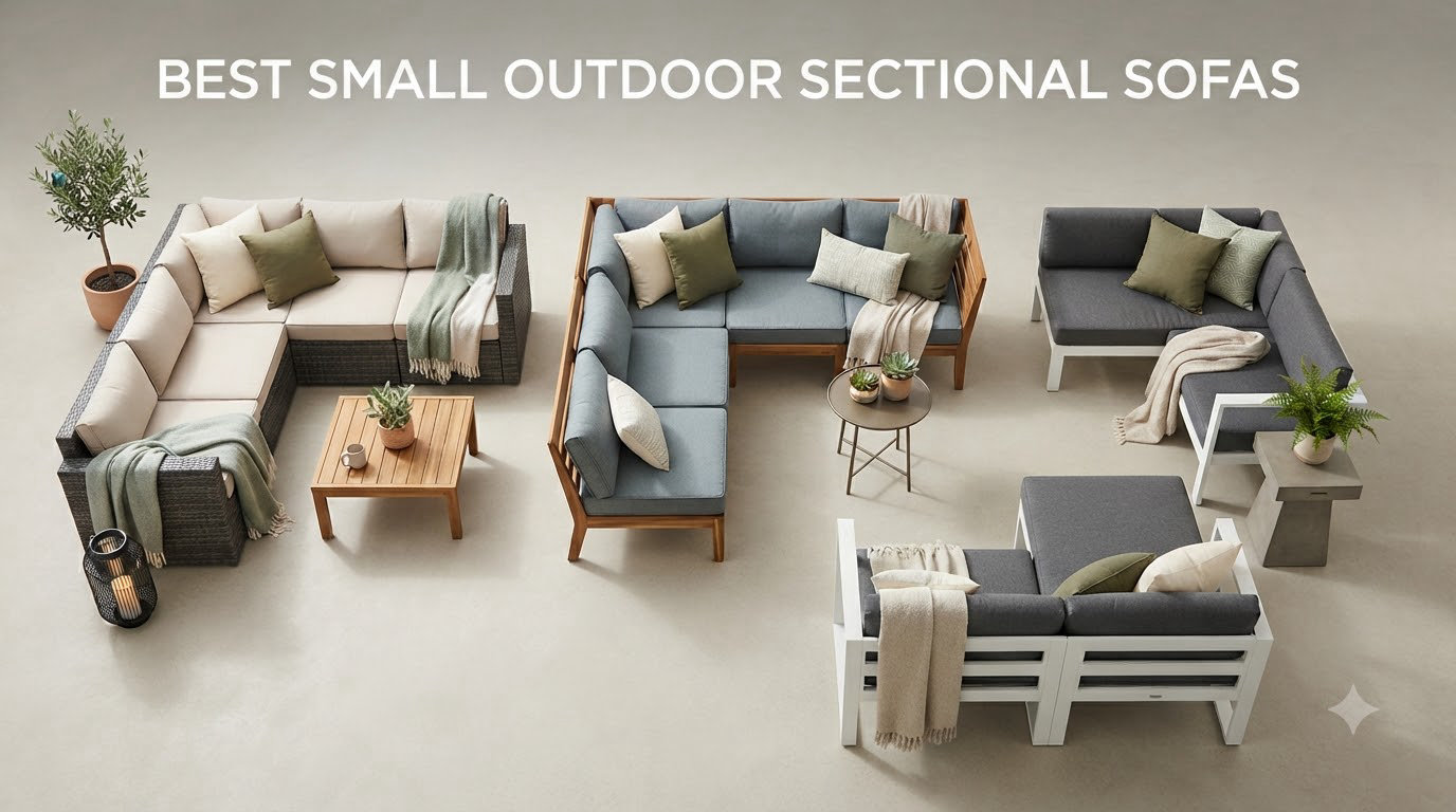 best small outdoor sectional sofas