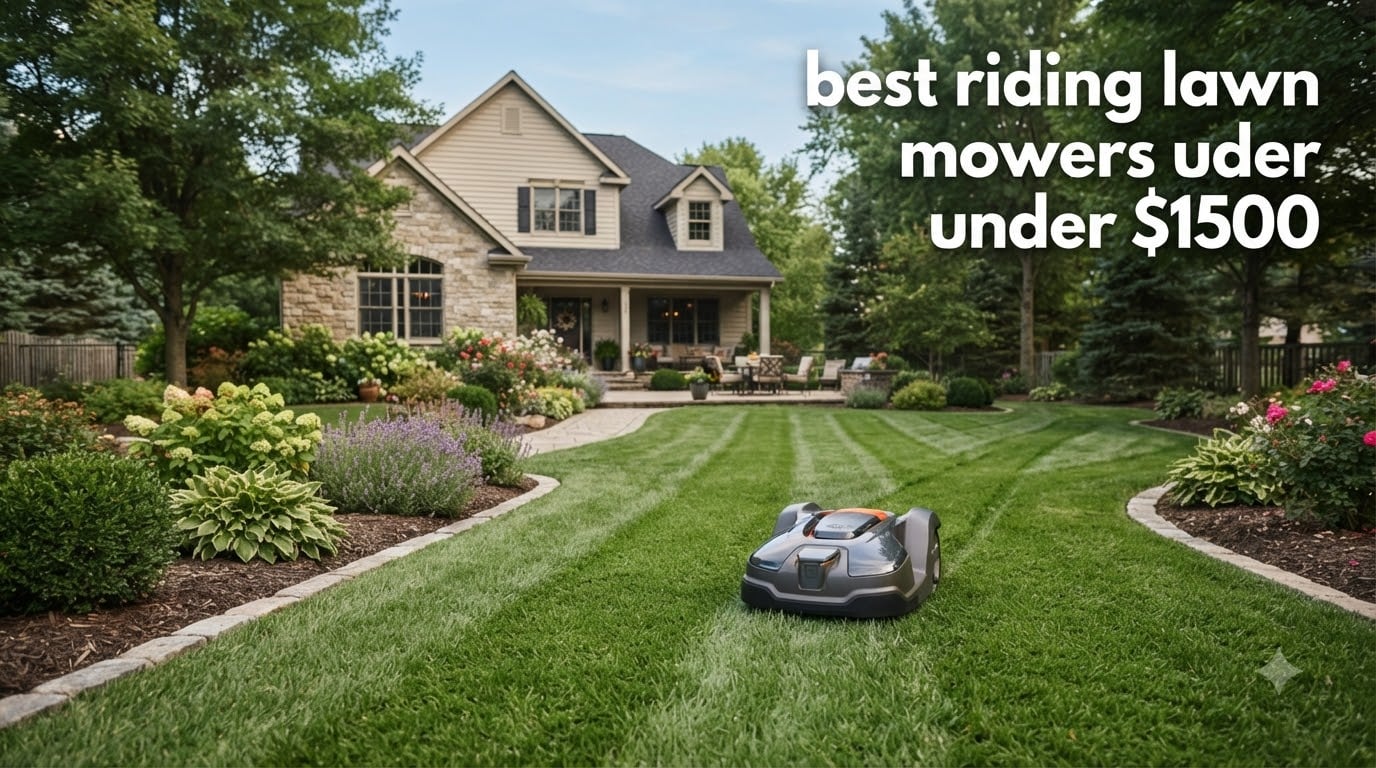 best riding lawn mowers under $1500