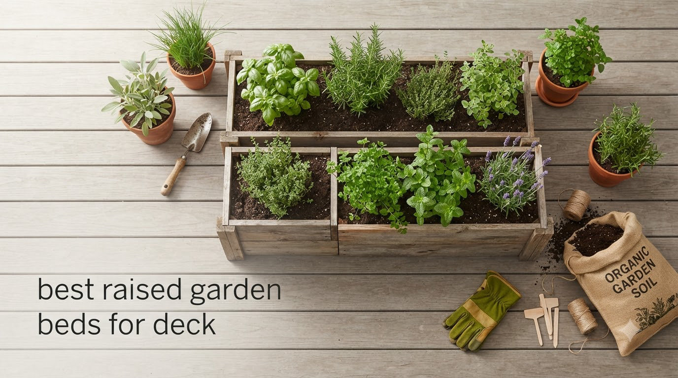 best raised garden beds for deck
