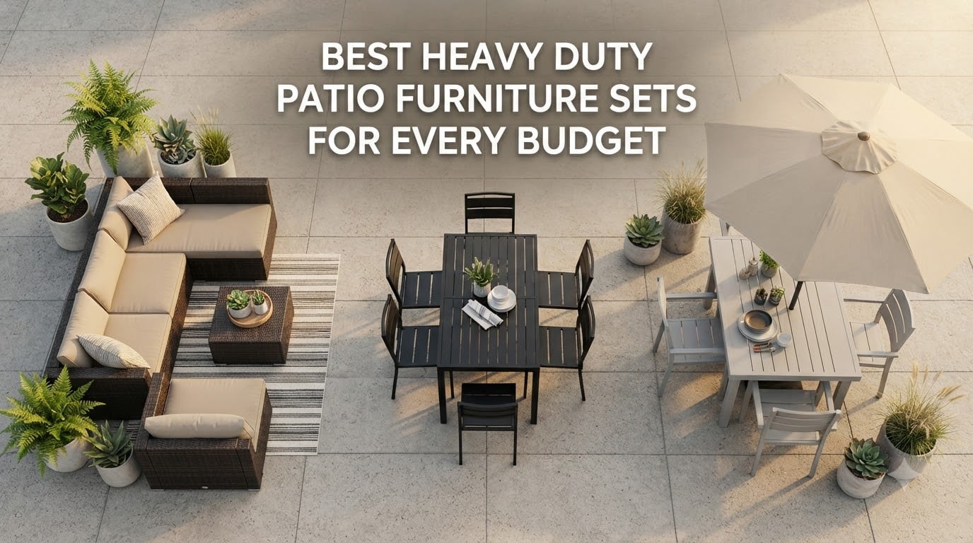 best heavy duty patio furniture sets for every budget