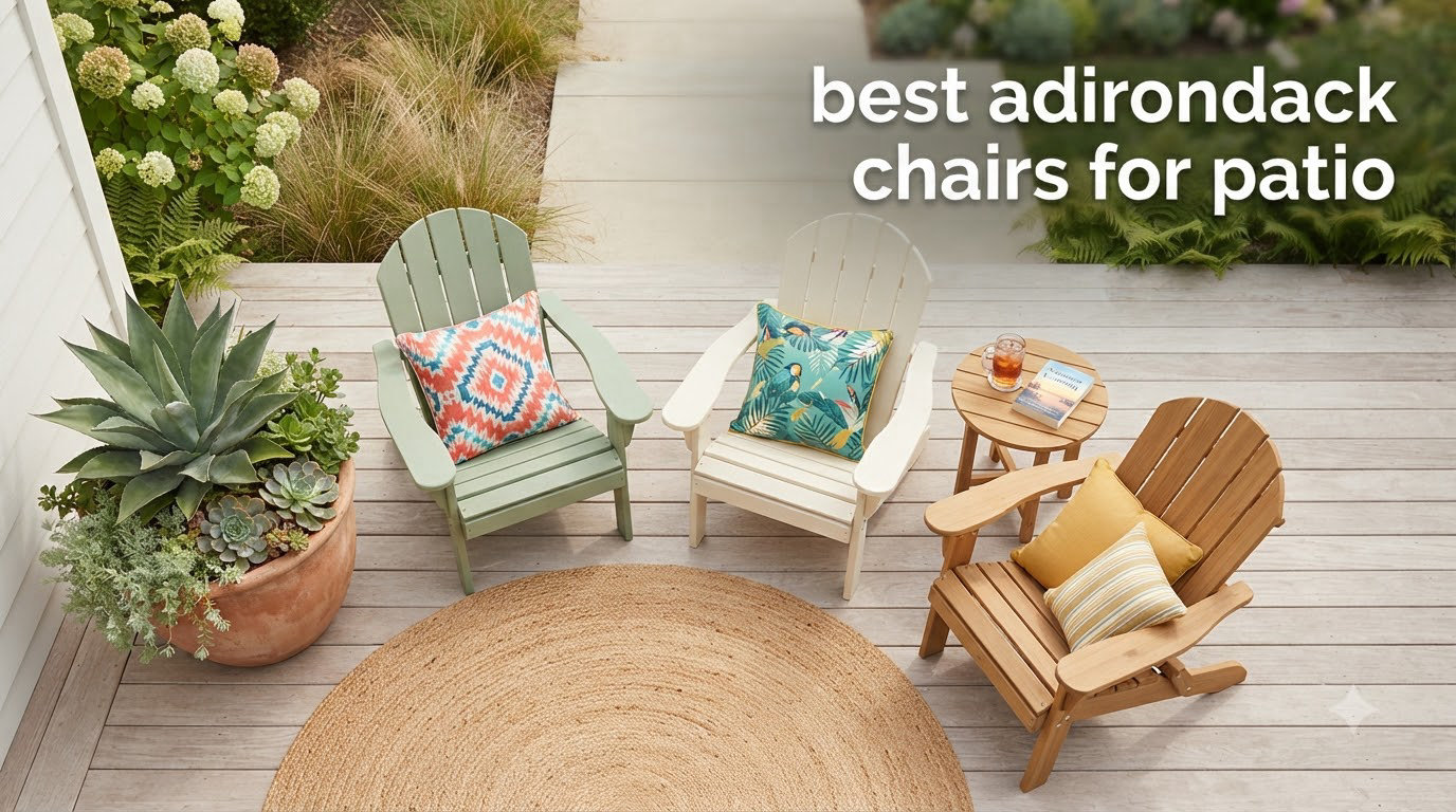 best adirondack chairs for patio
