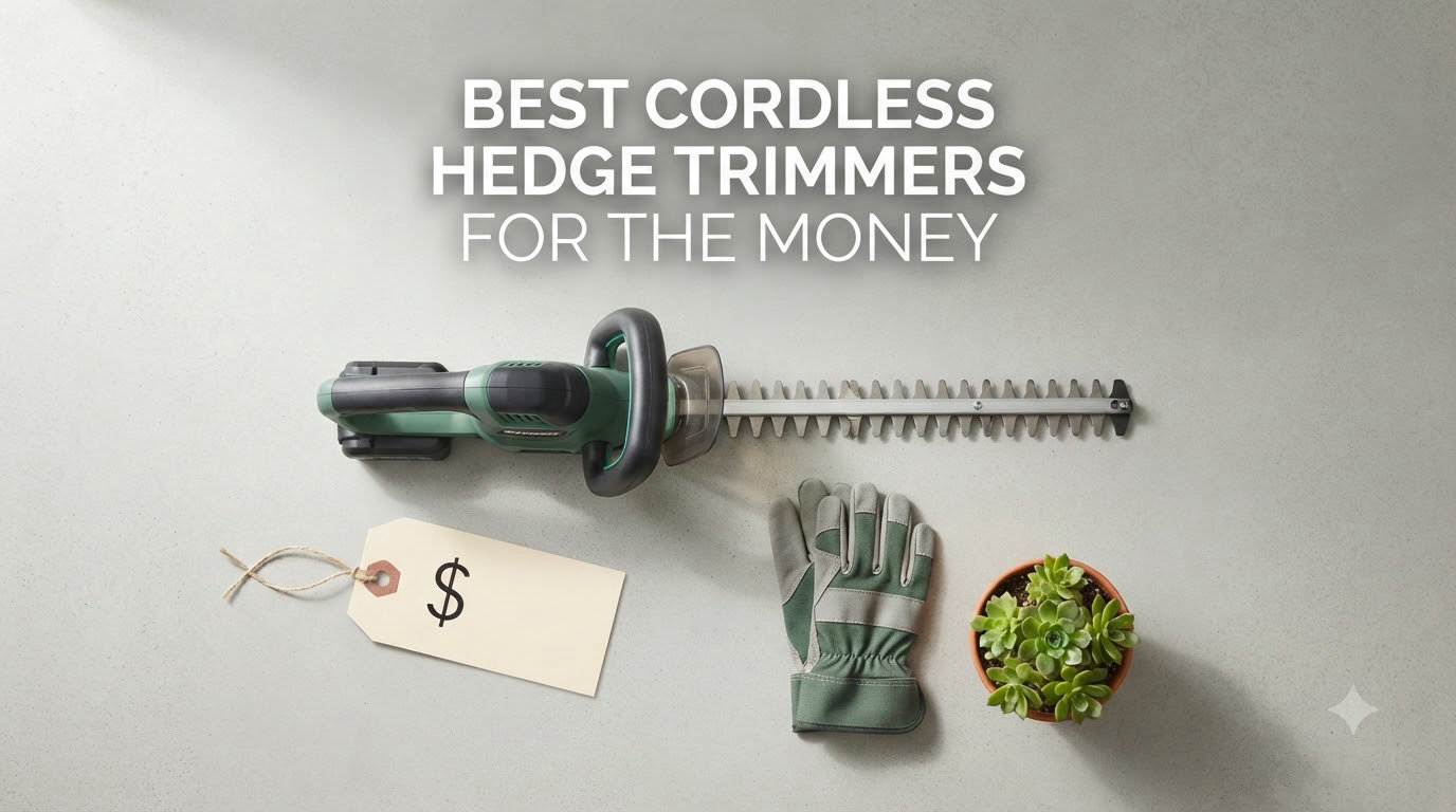 best cordless hedge trimmers for the money