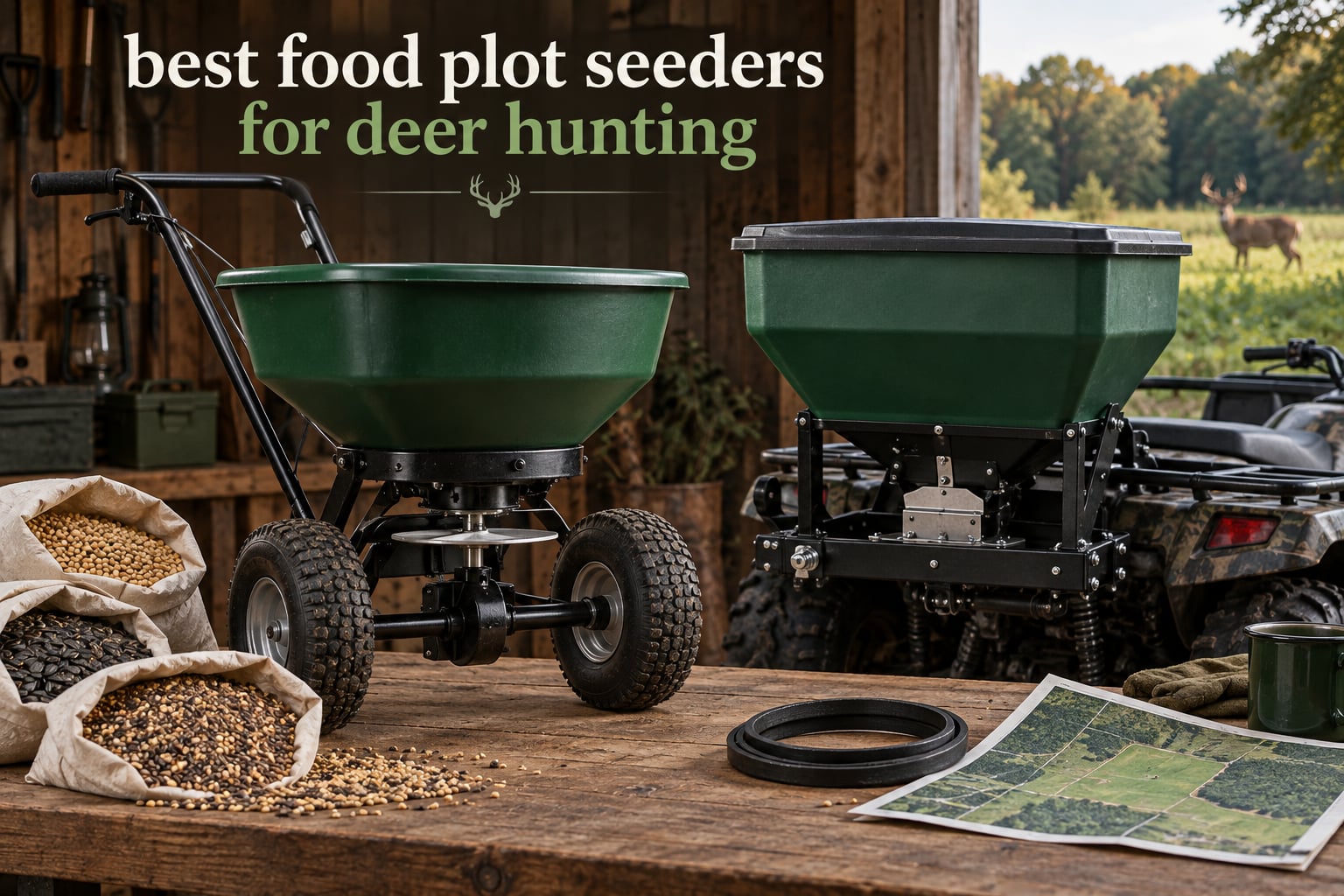 best food plot seeders for deer hunting