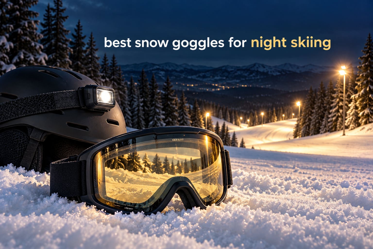 best snow goggles for night skiing