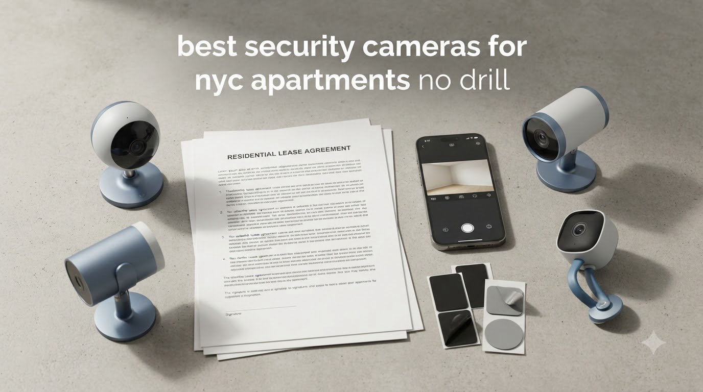 best security cameras for nyc apartments no drill