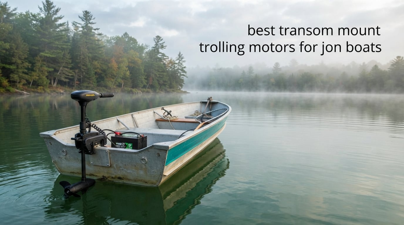 best transom mount trolling motors for jon boats